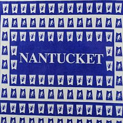 Scarce Nantucket Burgee Flag Silk Scarf, 20th century
