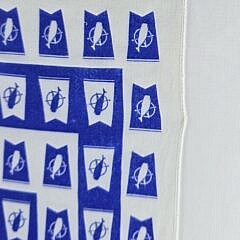 Scarce Nantucket Burgee Flag Silk Scarf, 20th century