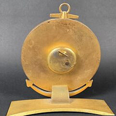 Nautical Signal Flag and Anchor Swiss Desk Clock, 20th century