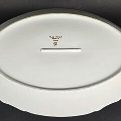 Five Piece Hand Painted French Lobster Plates and Platter, 20th century