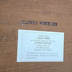 Eldred Wheeler Queen Anne Style Tiger Maple Porringer Top Tavern Table