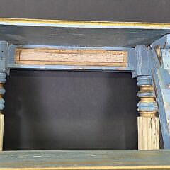 Blue and White Painted Regency Wood Library Steps, 20th century