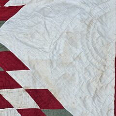Vintage Texas Star Patchwork Quilt, circa 1930s
