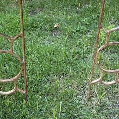 Set of Four Iron Playing Card Suits Garden Lawn Tables, 20th century