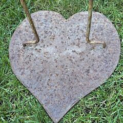 Set of Four Iron Playing Card Suits Garden Lawn Tables, 20th century