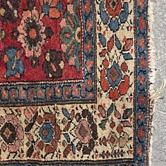 Hand Knotted Antique Oriental Scatter Rug