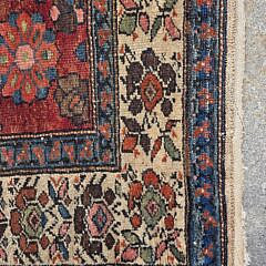 Hand Knotted Antique Oriental Scatter Rug