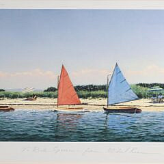 Michael Keane Limited Edition Color Print “Rainbow Fleet”