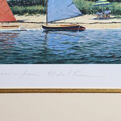 Michael Keane Limited Edition Color Print “Rainbow Fleet”