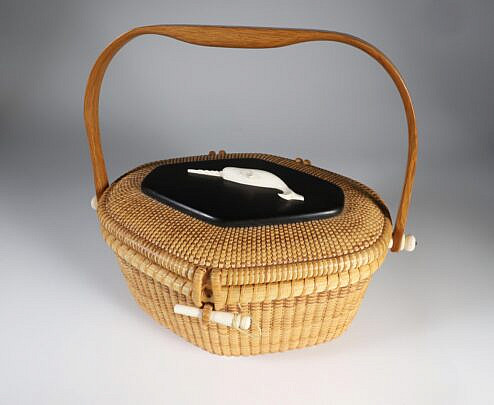 Donna Cifranic Diamond Form Friendship Basket, 1993