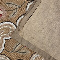 American Geometric Design Hooked Rug