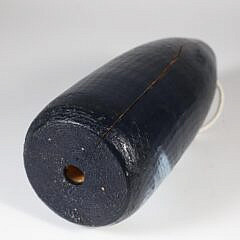 Contemporary Brant Point Light Hand Painted Wood Buoy