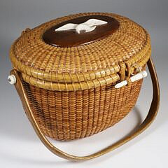 Bill and Judy Sayle Nantucket Friendship Basket, circa 1992