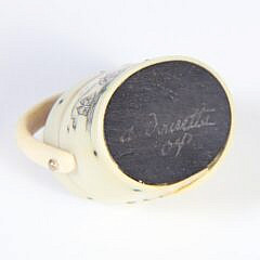 Alan Doucette Miniature Scrimshaw Ditty Purse Pendant