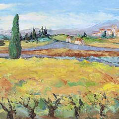 Mamhet Oil on Canvas “Another Day In Provence”