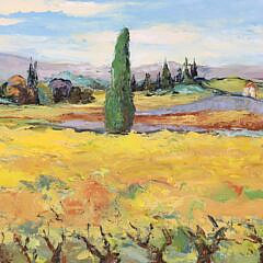 Mamhet Oil on Canvas “Another Day In Provence”