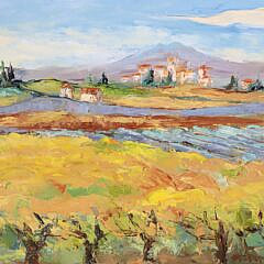 Mamhet Oil on Canvas “Another Day In Provence”