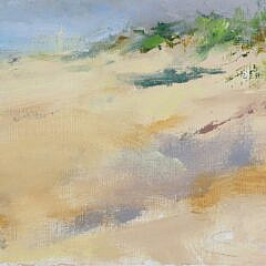 Erica Christensen Scully Oil on Canvas “Ladies Beach Nantucket”, circa 2023