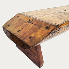 Extraordinary Large Antique Shipbuilders Half Hull Model Coffee Table, 19th century