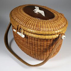 Bill and Judy Sayle Nantucket Friendship Basket, circa 1992