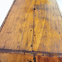 Extraordinary Large Antique Shipbuilders Half Hull Model Coffee Table, 19th century