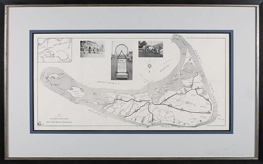 Vintage 1940s Whimsical Nantucket Island Young