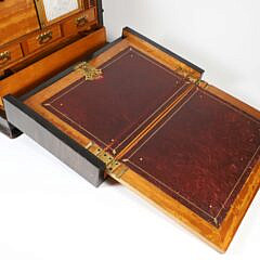 Coromandel Wood Traveling Accountant’s Desk Box, 19th Century