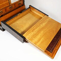 Coromandel Wood Traveling Accountant’s Desk Box, 19th Century