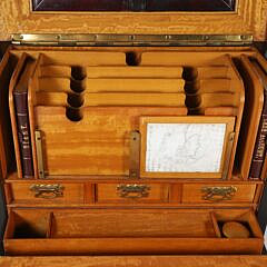 Coromandel Wood Traveling Accountant’s Desk Box, 19th Century