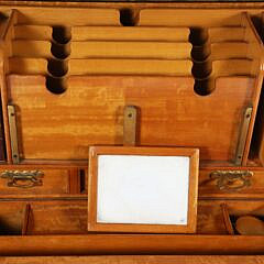 Coromandel Wood Traveling Accountant’s Desk Box, 19th Century