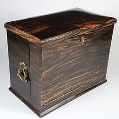 Coromandel Wood Traveling Accountant’s Desk Box, 19th Century