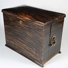 Coromandel Wood Traveling Accountant’s Desk Box, 19th Century
