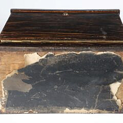Coromandel Wood Traveling Accountant’s Desk Box, 19th Century