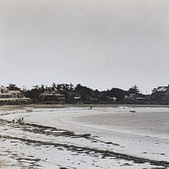 Two Vintage Photographs of Nantucket Beach