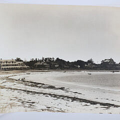 Two Vintage Photographs of Nantucket Beach