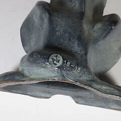 Mid Century Virginia Metal Crafters Cast Iron Hound Dog Doorstop
