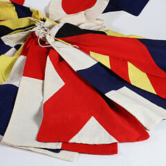 Set of 32 Decorative Cotton Nautical Signal Flags