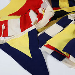 Set of 32 Decorative Cotton Nautical Signal Flags
