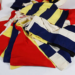 Set of 32 Decorative Cotton Nautical Signal Flags