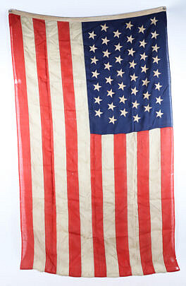 Spanish American War Era U.S. 45 Star American Flag, circa 1898