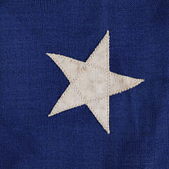 Spanish American War Era U.S. 45 Star American Flag, circa 1898