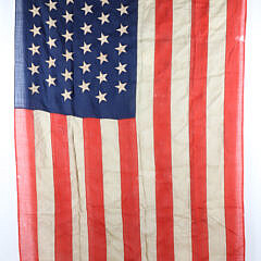 Spanish American War Era U.S. 45 Star American Flag, circa 1898