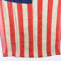 Spanish American War Era U.S. 45 Star American Flag, circa 1898