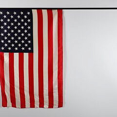 Vintage 50 Star U.S. American Parade Flag