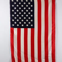 Vintage 50 Star U.S. American Parade Flag
