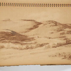 Edgar W. Jenney 20th Century Spiral Sketchbook Containing Assortment of Jenney’s Sketches