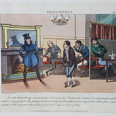 Set of 5 D.T. Egerton, Esq. Humorist Prints, circa 1823 London