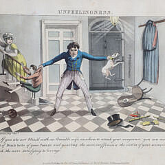 Set of 5 D.T. Egerton, Esq. Humorist Prints, circa 1823 London