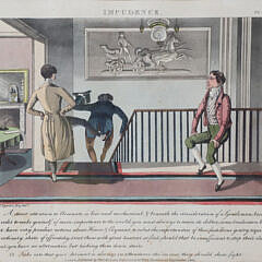 Set of 5 D.T. Egerton, Esq. Humorist Prints, circa 1823 London