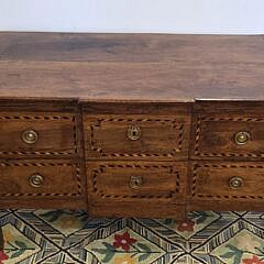 Antique French Provincial Inlaid Commode Chest of Drawers, 18th century